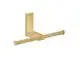 AXOR-HG-AXOR-Universal-Rectangular-Toilettenpapierhalter-doppelt-Brushed-Gold-Optic-42657250 gallery number 1